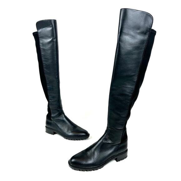 Stuart Weitzman Shoes - Stuart Weitzman 5050 City Over the Knee Leather Boots